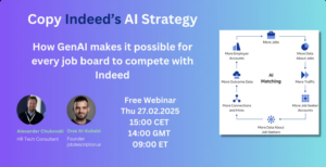 Webinar: Copying Indeed's AI Strategy